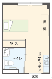 居室（Bタイプ）間取り