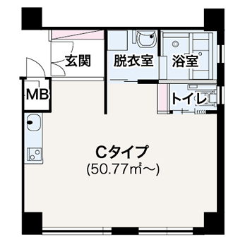 居室（Bタイプ）間取り